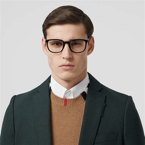 burberry square frame for men half frame|Optical Frames .